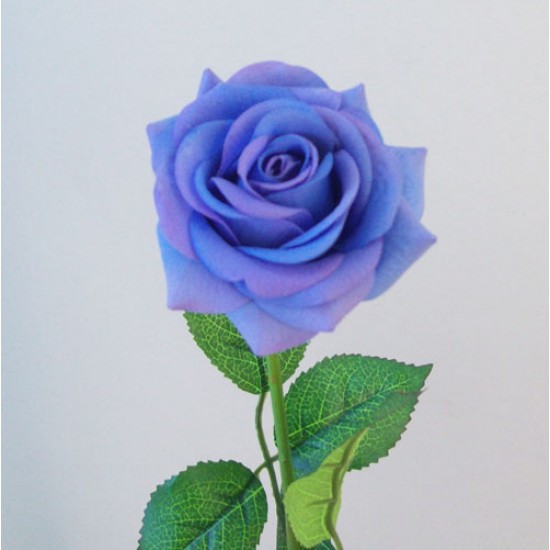 Artificial Roses Real Touch Blue 43cm | Artificial Flowers